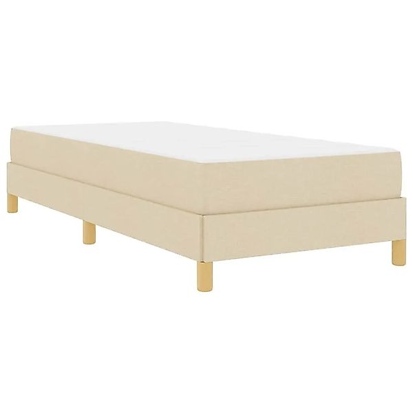 vidaXL Boxspringbett Creme 80 x 200 cm Stoff 3398526 günstig online kaufen