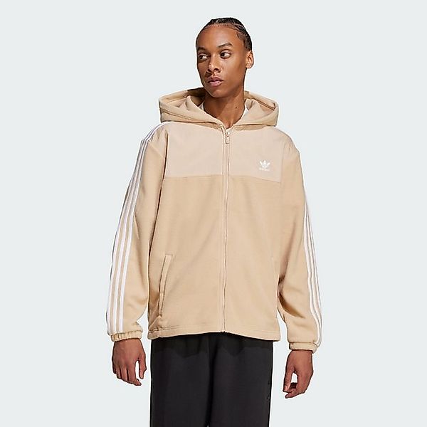 adidas Originals Hoodie ADICOLOR 3-STREIFEN TEDDY FLEECE KAPUZENJACKE günstig online kaufen