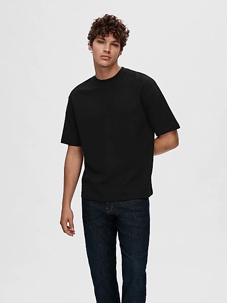 SELECTED HOMME Rundhalsshirt SLHLOOSEOSCAR SS O-NECK günstig online kaufen