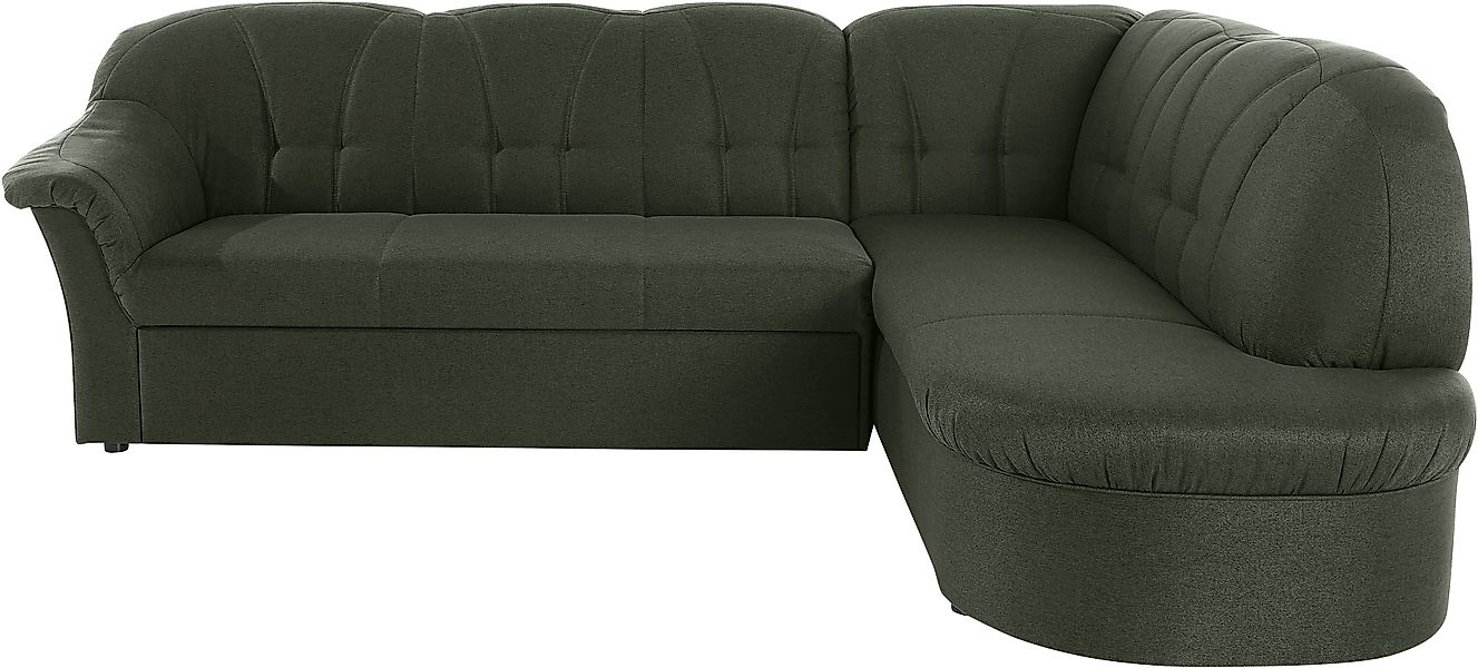 DOMO collection Ecksofa »Pegnitz, elegante Rückensteppung, zeitlose Formens günstig online kaufen