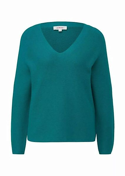 s.Oliver Sweatshirt Strickpullover, BLUE GREEN günstig online kaufen