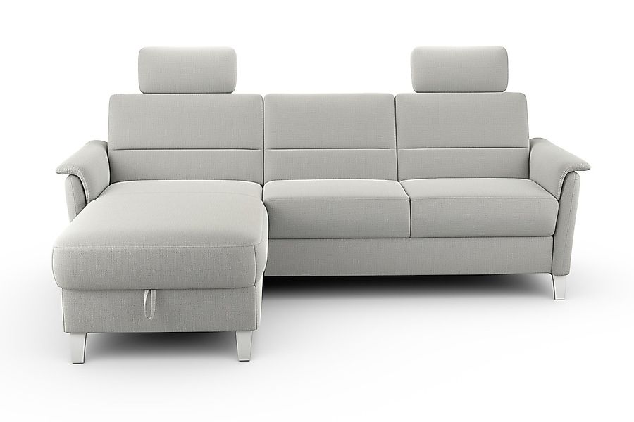 sit&more Ecksofa »Palmera L-Form«, Federkern, wahlweise mit Bettfunktion un günstig online kaufen