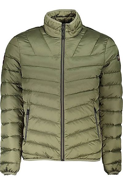 Napapijri Outdoorjacke Grüne Herrenjacke mit Logo und vielen Taschen für op günstig online kaufen