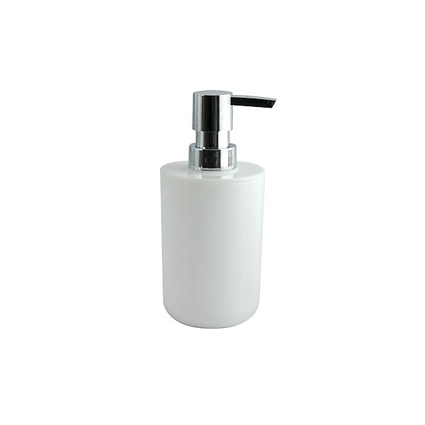 MSV Seifenspender Inagua Polystyrol Ø 7,2 cm x 16 cm Weiß günstig online kaufen