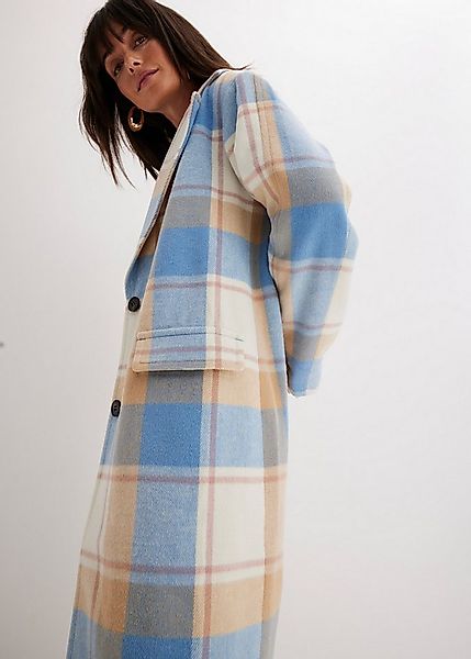 bonprix Langmantel Oversize-Passform, mit Reverskragen, mit Pattentaschen günstig online kaufen