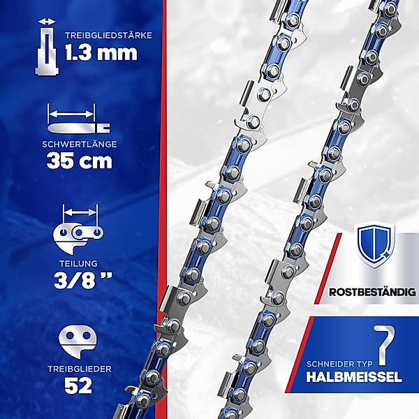 Garlavie Ersatzkette Set mit 3 kettensägenketten, günstig online kaufen