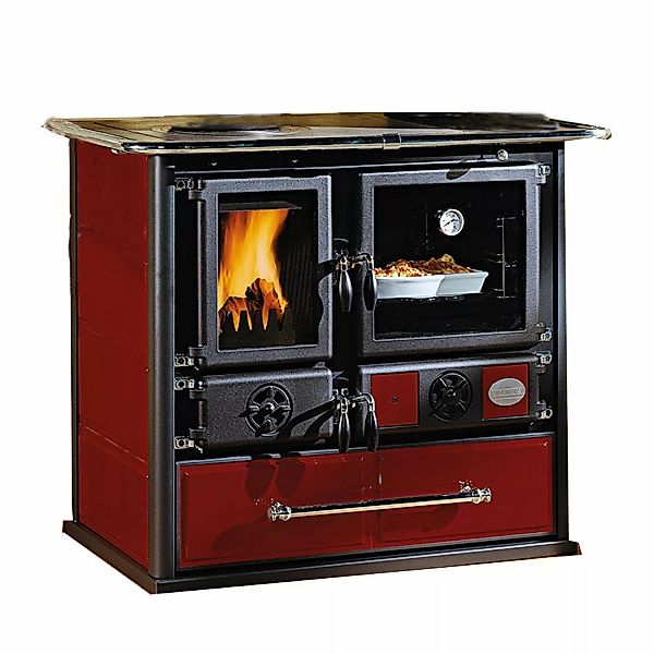La Nordica Küchenofen La Nordica Küchenherd Ros Keramik Bordeaux 8,4 kW günstig online kaufen