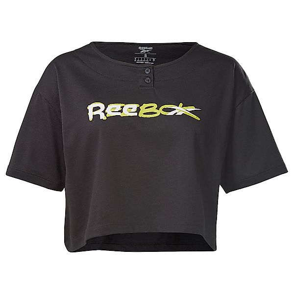 Reebok Meet You There Crop Kurzärmeliges T-shirt 2XS Black günstig online kaufen