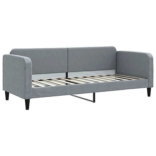vidaXL Bett, Tagesbett Hellgrau 80x200 cm Stoff günstig online kaufen