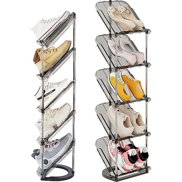 zggzerg Schuhregal 5 Ebenen, Platzsparend Schräg günstig online kaufen