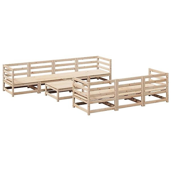 vidaXL 8-Tlg Garten-Sofagarnitur Massivholz Kiefer 3299319 günstig online kaufen