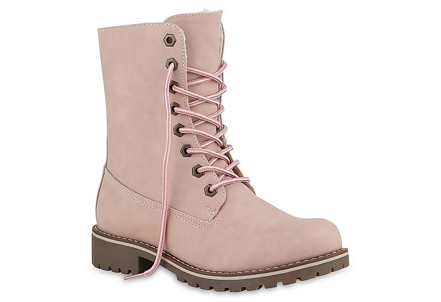 VAN HILL 813135 Schnürstiefelette Schnürstiefeletten Damen Warm Gefütterte günstig online kaufen