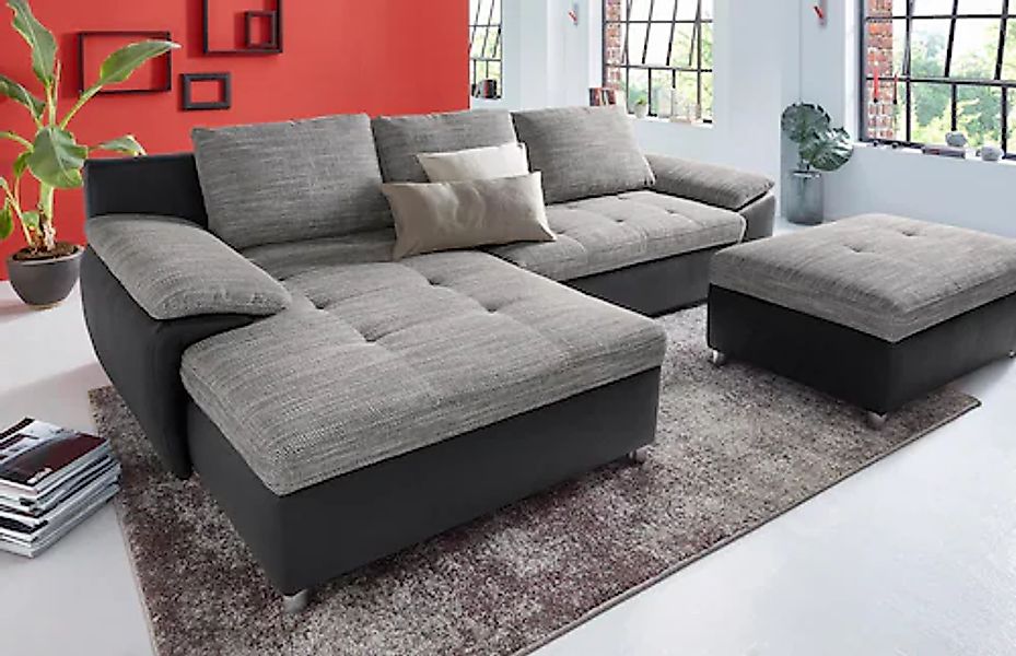 sit&more Ecksofa "Top Bilbao L-Form", XXL, wahlweise mit Bettfunktion und B günstig online kaufen