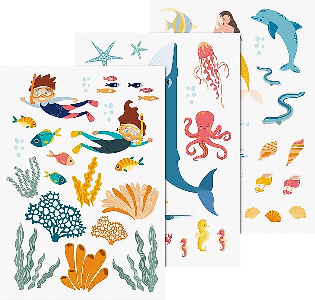 Heyda Fenstersticker Unterwasser, 3 Bögen günstig online kaufen