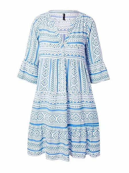 SUBLEVEL Blusenkleid Kleid mit Volants (1-tlg) Drapiert/gerafft, Volant günstig online kaufen