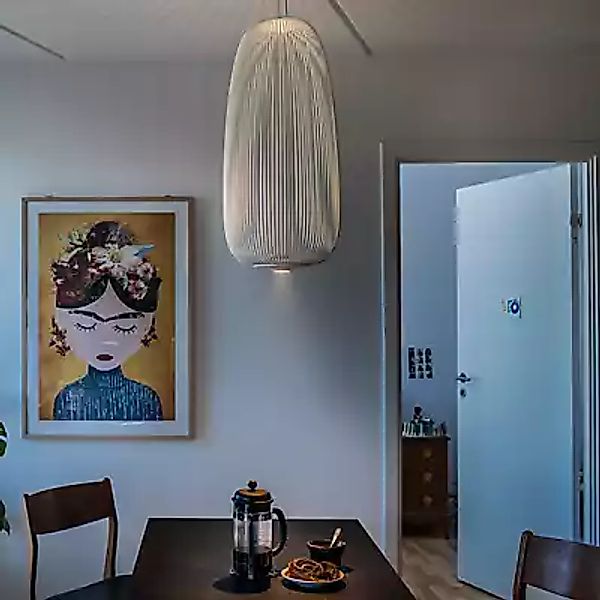 Foscarini Spokes 1 Pendelleuchte LED, weiß - MyLight günstig online kaufen