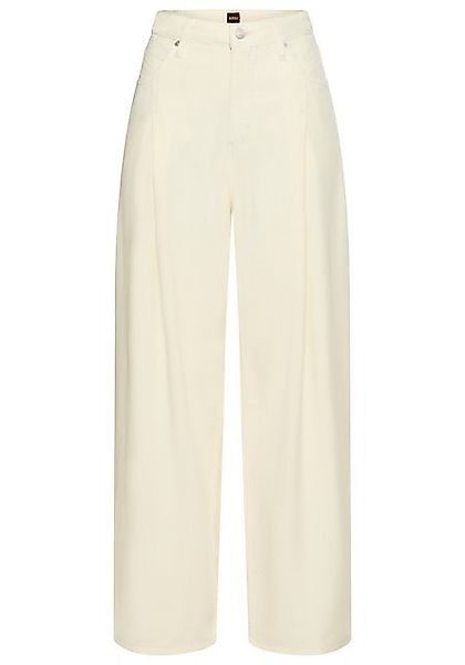 BOSS ORANGE Loose-fit-Jeans Slouchy Pleated Mid Rise (BOSS ORANGE DENIM) mi günstig online kaufen