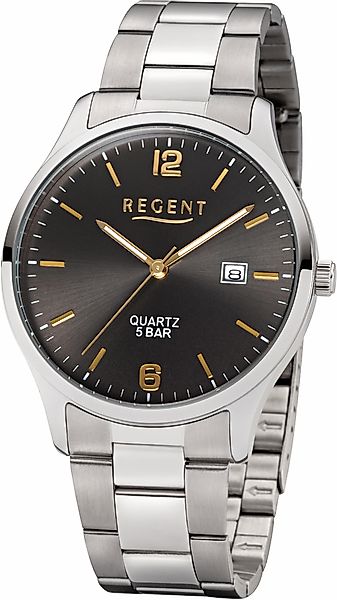 Regent Quarzuhr 11150668, Armbanduhr, Herrenuhr, Datum, günstig online kaufen