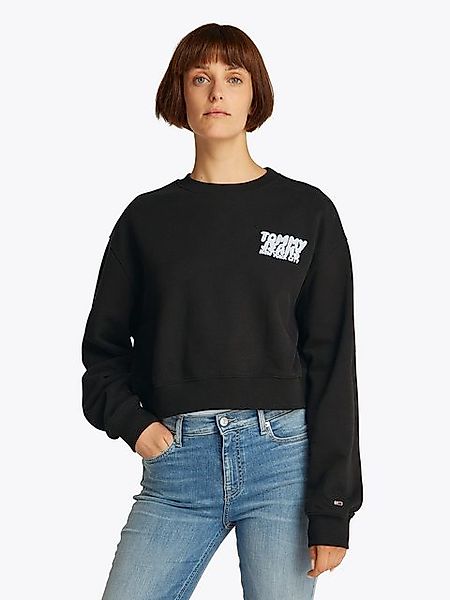 Tommy Jeans Sweatshirt TJW RLX CRP TJ BUBBLE CREW mit großem Logodruck auf günstig online kaufen