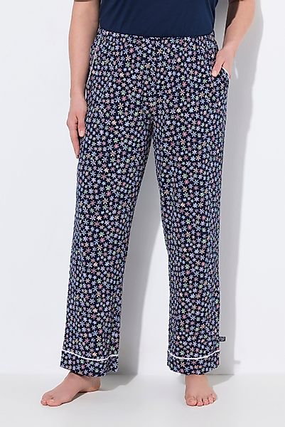Ulla Popken Pyjamahose Pyjamahose Blüten gerades günstig online kaufen