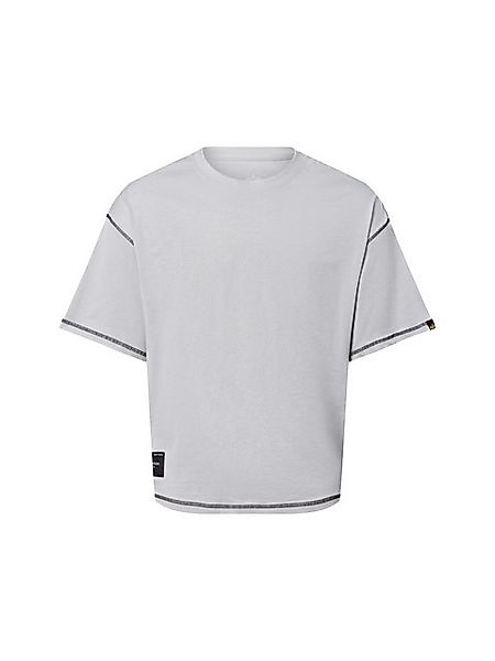 Alpha Industries  T-Shirts & Poloshirts Studio Bubble T BP - pastel grey günstig online kaufen