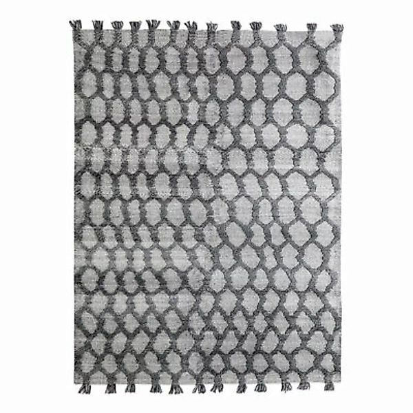 Außenteppich Nodi Rete textil grau / 300 x 200 cm - Ethimo - günstig online kaufen