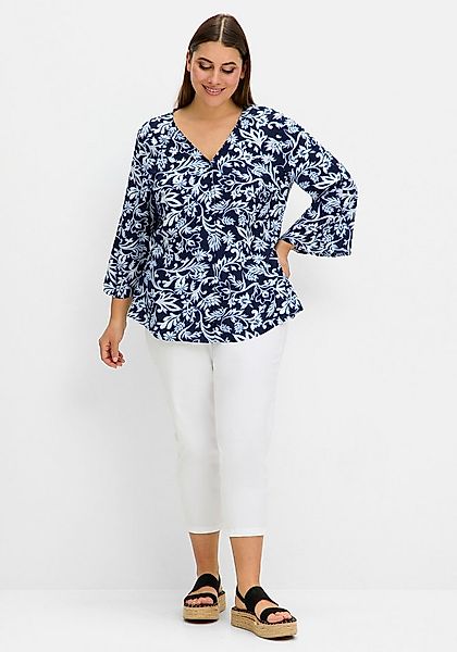 Sheego Klassische Bluse Druckbluse . günstig online kaufen