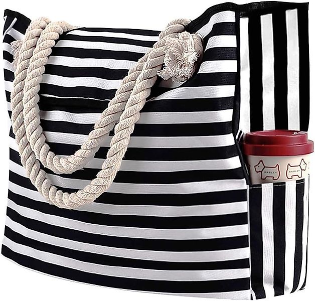 ZEUOPQ XL-Strandtasche Shopper Damen Schultertasche, Wasserdichte günstig online kaufen