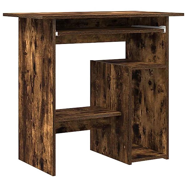 vidaXL Schreibtisch Räuchereiche 80x45x74 cm Holzwerkstoff 815477 günstig online kaufen