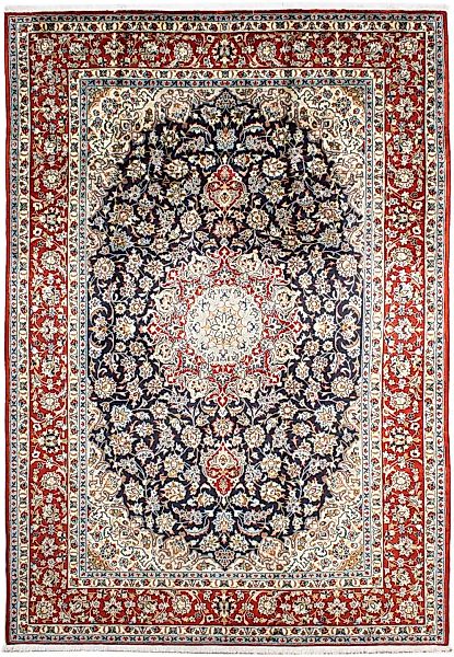 morgenland Orientteppich »Perser - Keshan - 293 x 208 cm - dunkelblau«, rec günstig online kaufen