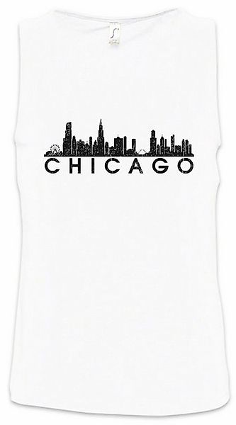 Urban Backwoods Tanktop Skyline Chicago Ärmelloses T-Shirt City Staat Unite günstig online kaufen