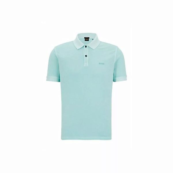 HUGO Poloshirt blau passform textil (1-tlg) günstig online kaufen
