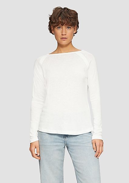 s.Oliver Langarmshirt Langarmshirt mit Raglanärmeln und günstig online kaufen