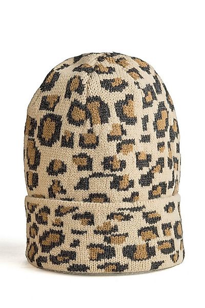 Cassandra Accessoires Strickmütze Wintermütze "Leo" mit modischem Animal-Mu günstig online kaufen