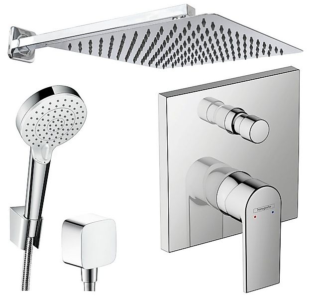 Hansgrohe und Jowi Duscharmatur Unterputz Duschsystem mit Kopfbrause, Verni günstig online kaufen