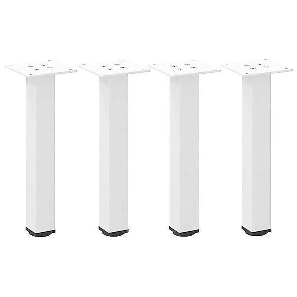 vidaXL Tischbein Couchtischbeine 4 Stk. Weiß günstig online kaufen