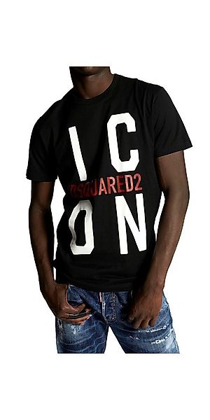 Dsquared2 Print-Shirt Dsquared2 ICON T-Shirt Schwarz günstig online kaufen