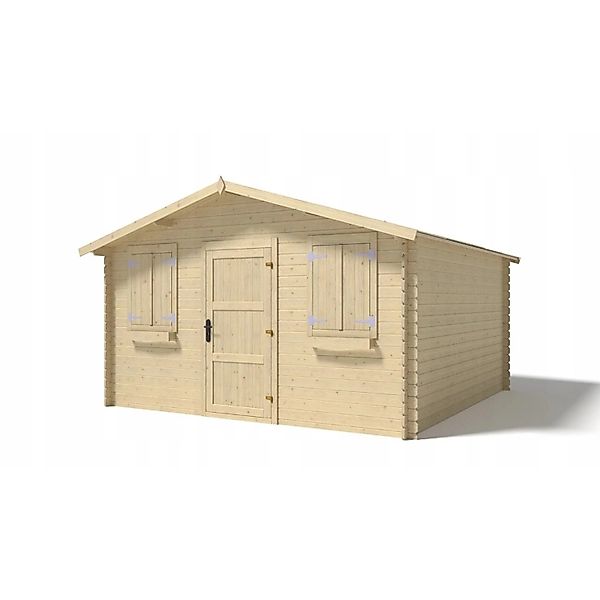 Altanka Gartenhaus   Gerätehaus 16 m2   4x4 m   28 mm I günstig online kaufen