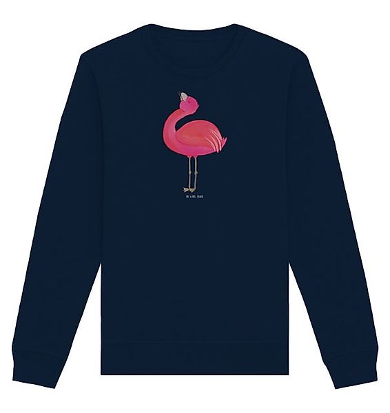 Mr. & Mrs. Panda Longpullover Flamingo Stolz Größe S - French Navy - Gesche günstig online kaufen