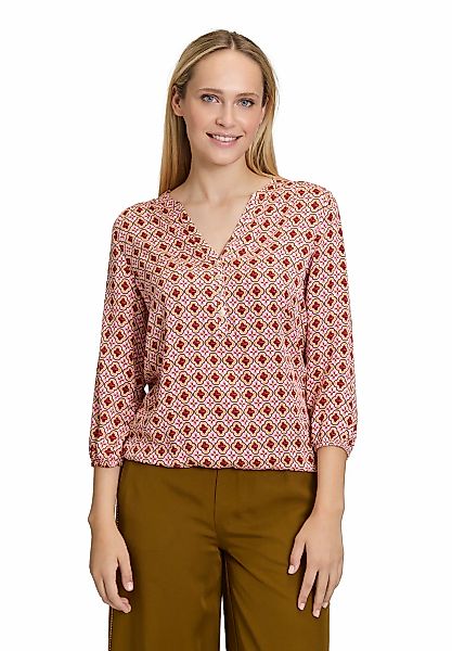 Cartoon Schlupfbluse "Cartoon Damen Casual-Bluse mit Muster" günstig online kaufen