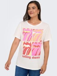 ONLY CARMAKOMA Kurzarmshirt CARROLL LIFE SS günstig online kaufen