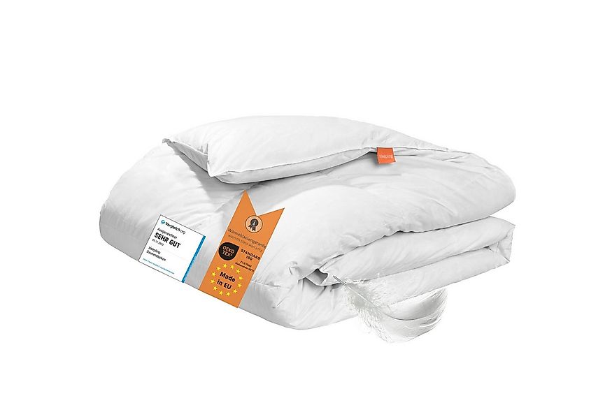 sleepling Daunenbettdecke Komfort, 135x200 cm, 155x220 cm, weitere Größen u günstig online kaufen