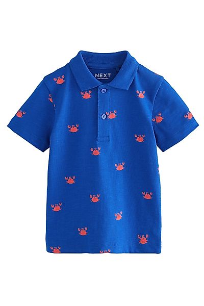 Next Poloshirt Poloshirt mit Allover-Print 100 % günstig online kaufen