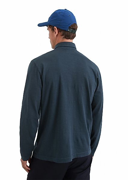 Marc OPolo Langarm-Poloshirt "in softem Slub-Jersey" günstig online kaufen