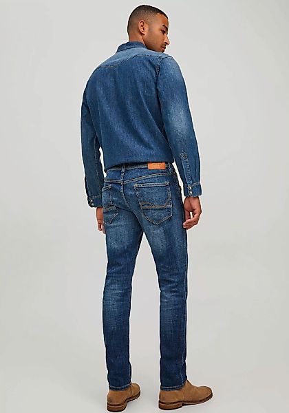 Jack & Jones Herren Jeans JJIGLENN JJFOX GE 348 - Slim Fit - Blau - Blue De günstig online kaufen