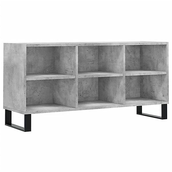 vidaXL TV-Schrank TV-Schrank Betongrau 103,5x30x50 cm Holzwerkstoff (1-St) günstig online kaufen
