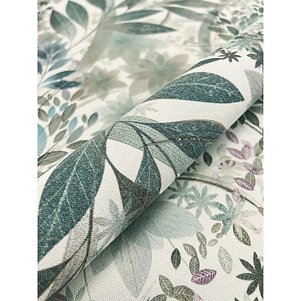Newroom Vliestapete Amelle Olive Blumen Natur Strukturiert FSC® günstig online kaufen