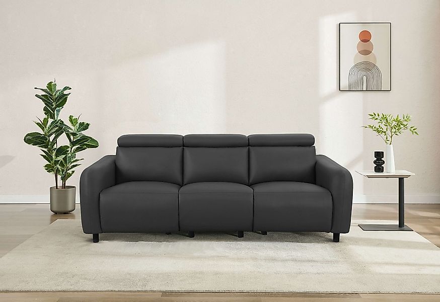 Home affaire 3-Sitzer »SKAANE Struktur-Sofa, 229 cm, manuelle-u. elektrisch günstig online kaufen