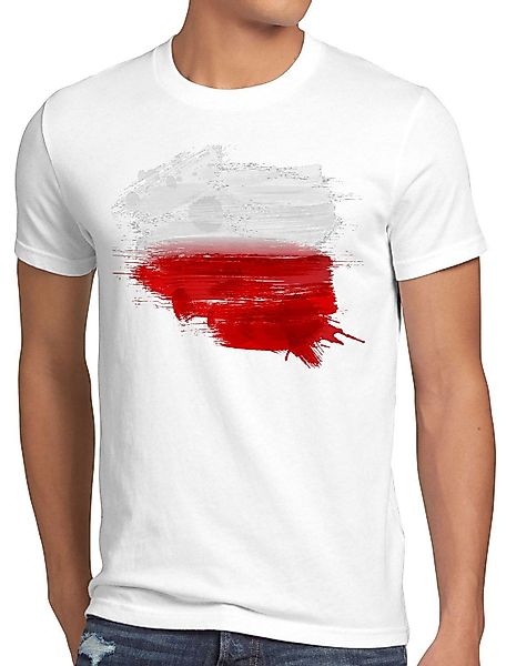 style3 T-Shirt Flagge Polen Fußball Sport günstig online kaufen
