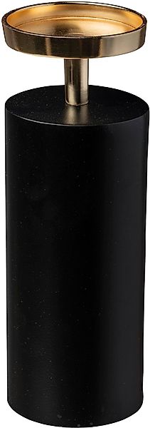 OTTO home Kerzenhalter "Stumpenkerzenhalter Azlynn" aus Aluminium, mit gold günstig online kaufen